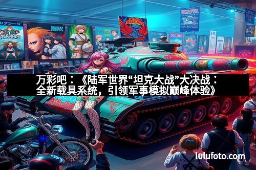 万彩吧：《陆军世界“坦克大战”大决战：全新载具系统，引领军事模拟巅峰体验》